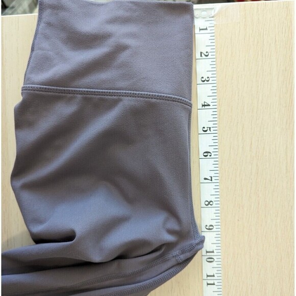 Fabletics Leggings Womens Size Small Purple Ruched Tie Ankle - Picture 10 of 10